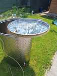 Butoi inox pentru vin cu capac flotant