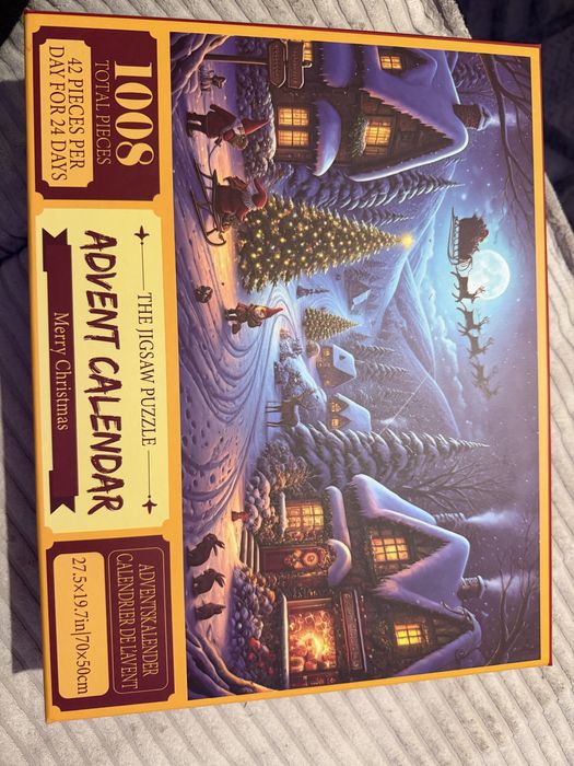 Коледен пъзел адвент календар