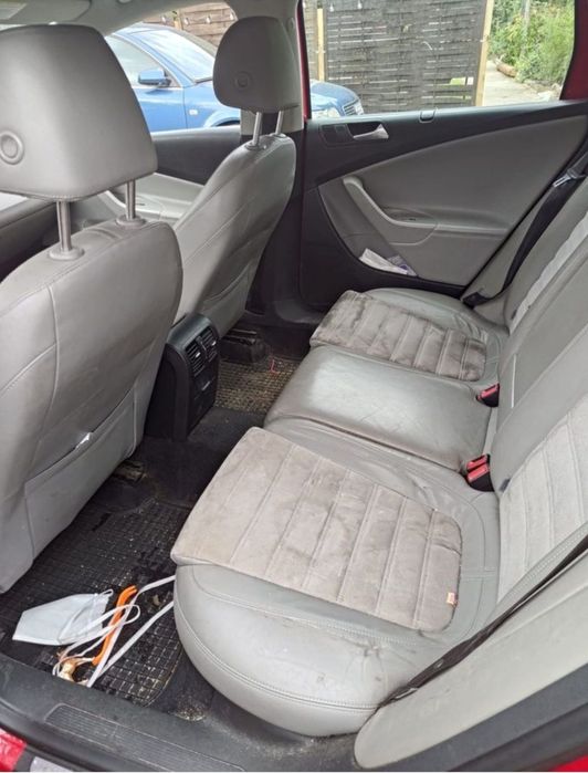 Interior piele +alcantara gri vw passat b6 complet volan stanga