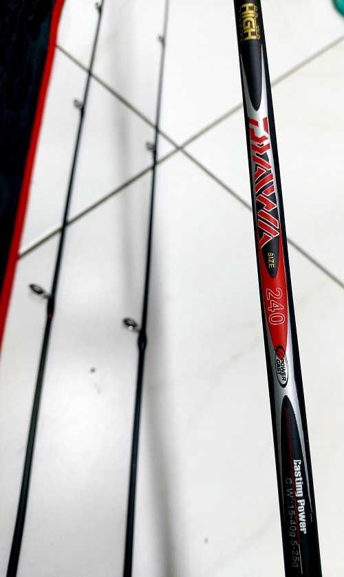 Спининг въдица Daiwa 2.40m /с два върха/5-25g,15-40g