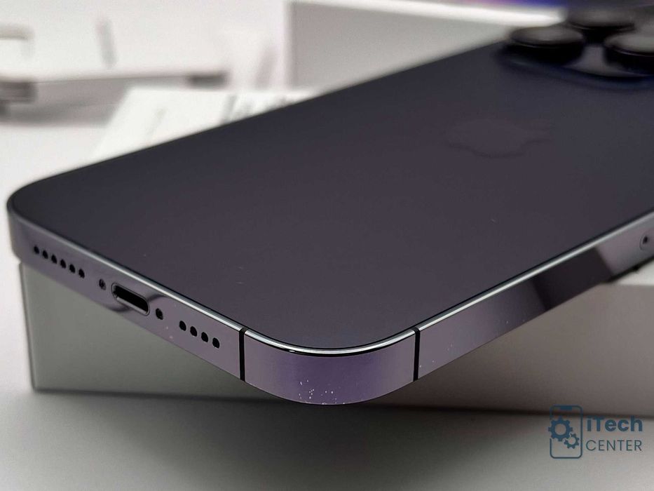 iPhone 14 Pro MAX, 128GB, Purple, 100% батерия, КАТО НОВ, ГАРАНЦИЯ!