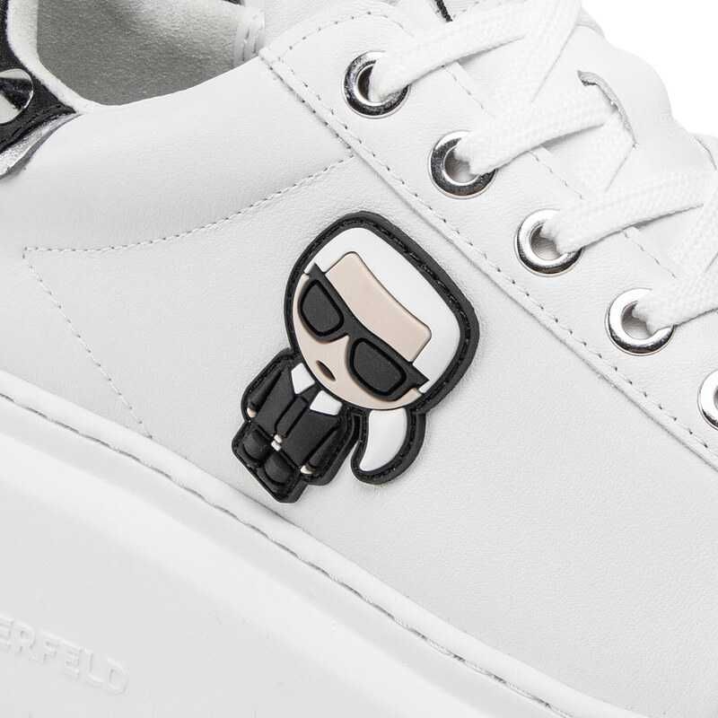 KARL LAGERFELD № 39 – Дамски кожени кецове с капси и лого нови с кутия