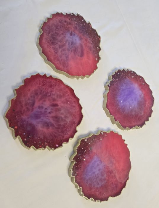 suporturi pentru pahare și cești din rășină epoxidică