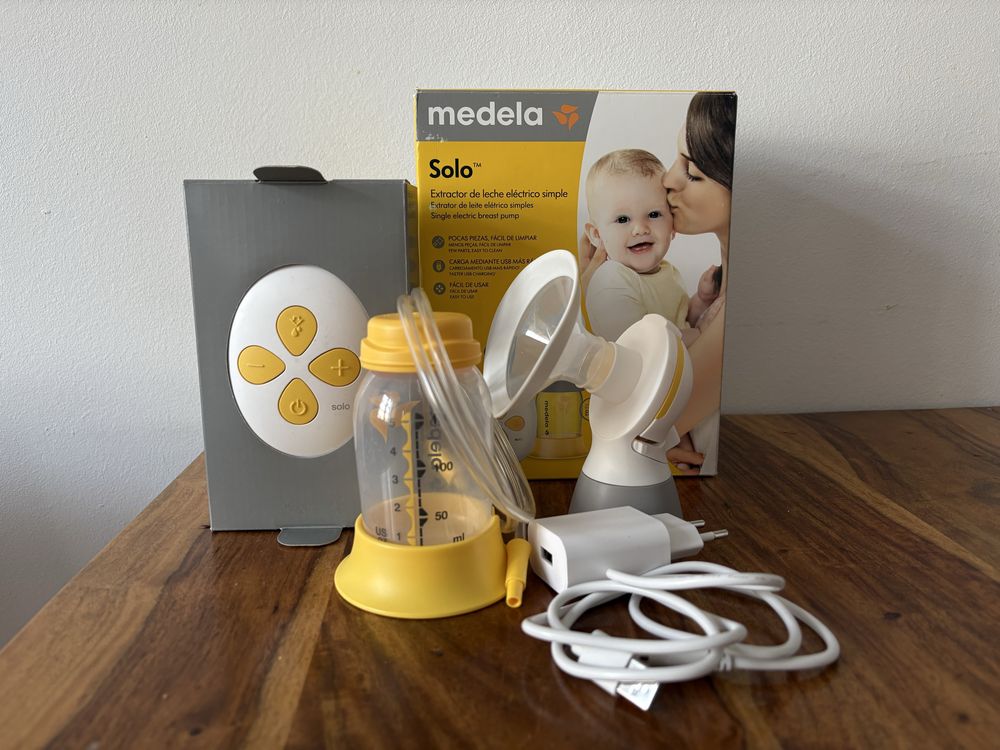 Medela Solо електрическа двуфазова помпа за кърма с ПОДАРЪК колектор