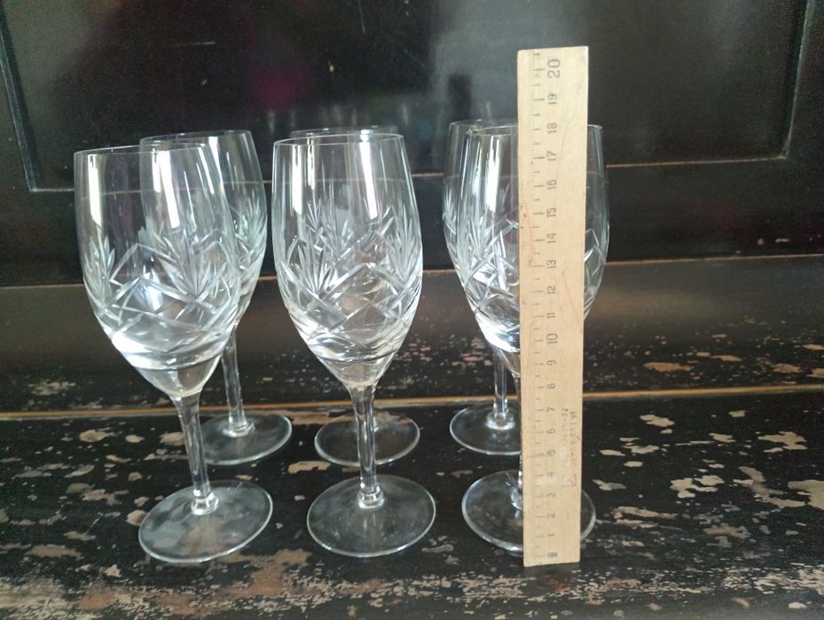 Фужеры хрустальные советского периода