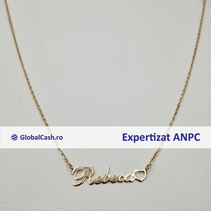 Lant cu pandantiv din aur de 14k, 3.00g | GlobalCash.ro #MI97484