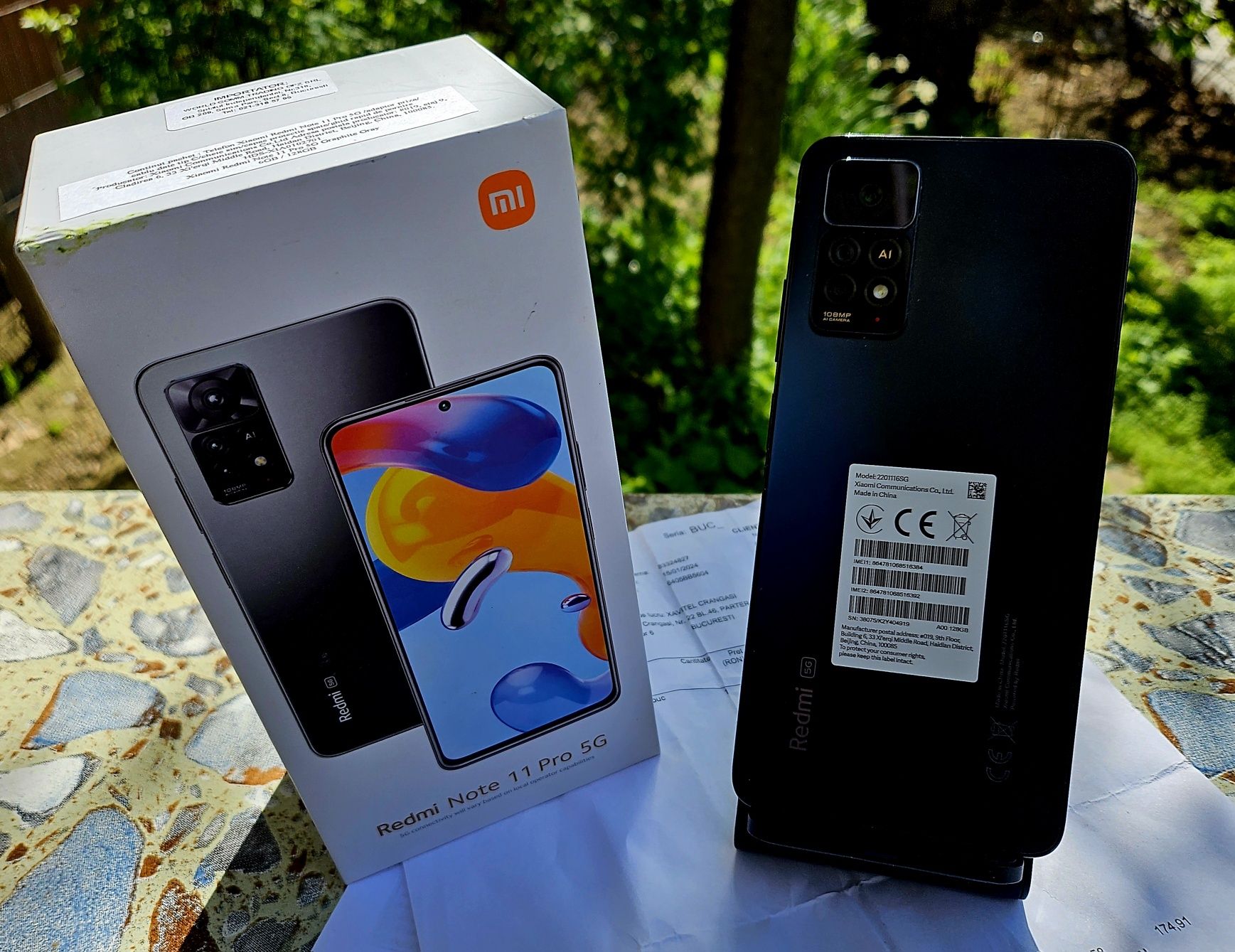 Xiaomi Redmi Note 11 Pro 5g full box + acte la pret fix !