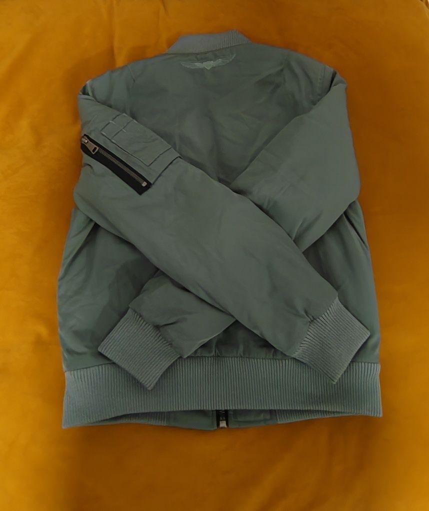 Geaca Original Bomber, impermeabila, verde, femei