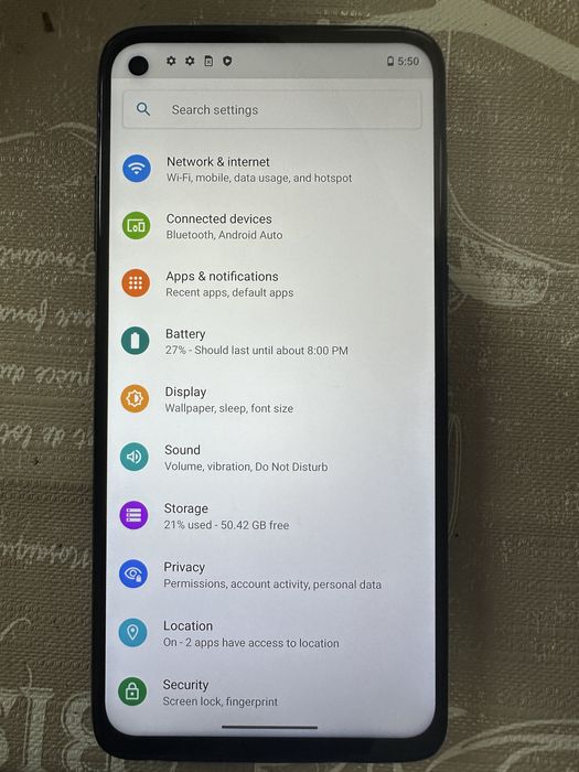 Motorola G8 power , 64 gb ,andr 11