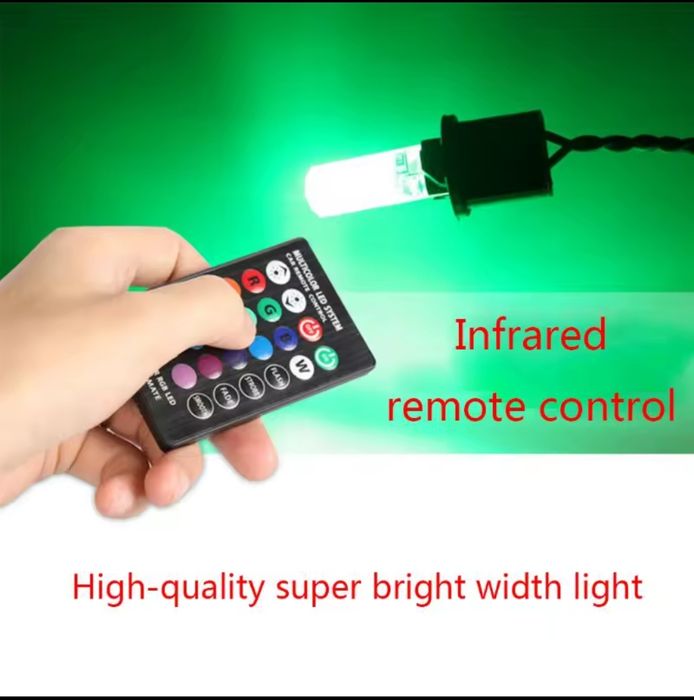 Цветни лед 5W5 Led крушки, с дистанционно