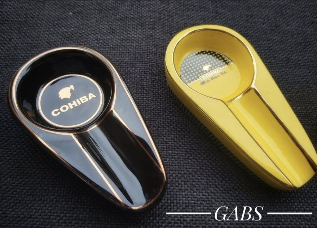 Керамичен пепелник за пури COHIBA,два цвята