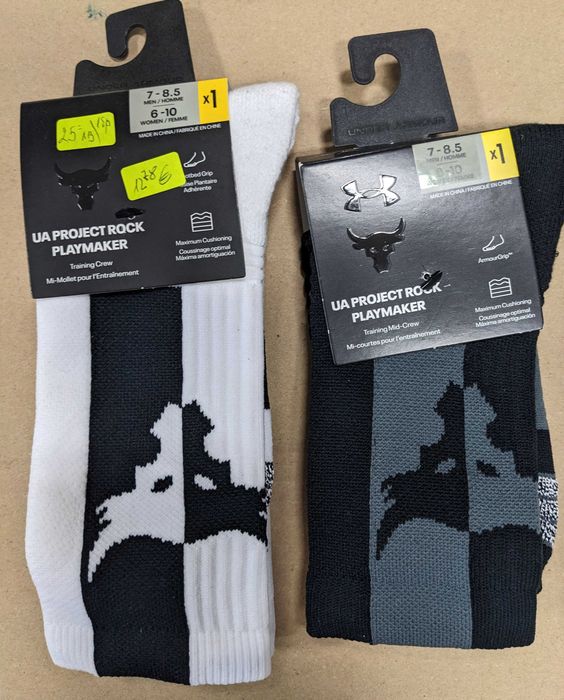ПРОМОЦИЯ Under Armour Project Rock  мъжки чифт чорапи модела от Сащ