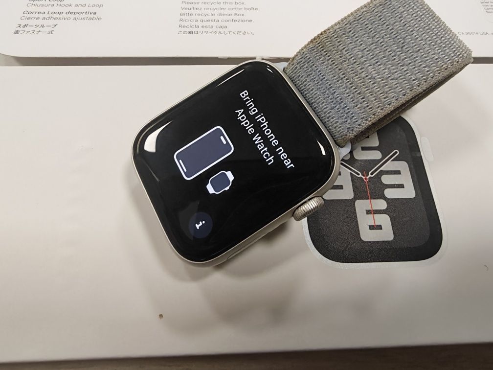 Отличен Apple Watch SE2 V3 44mm Silver Гаранция