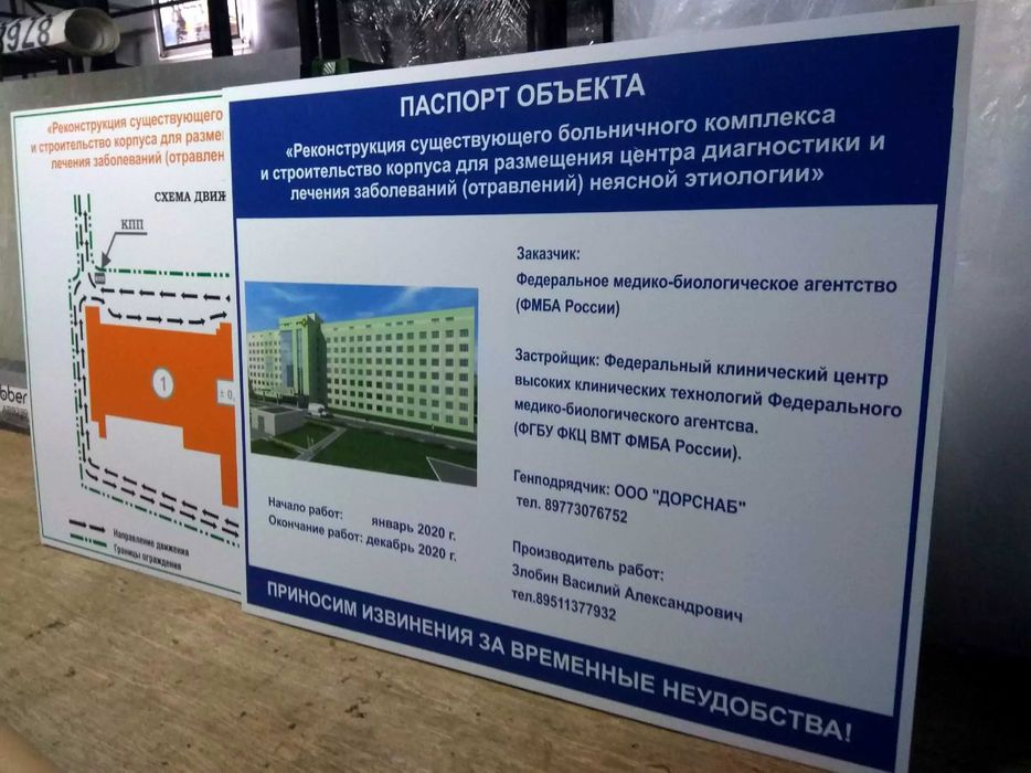 Паспорт объекта баннеры, Техника пожарной и трудовой безопасности 24/7