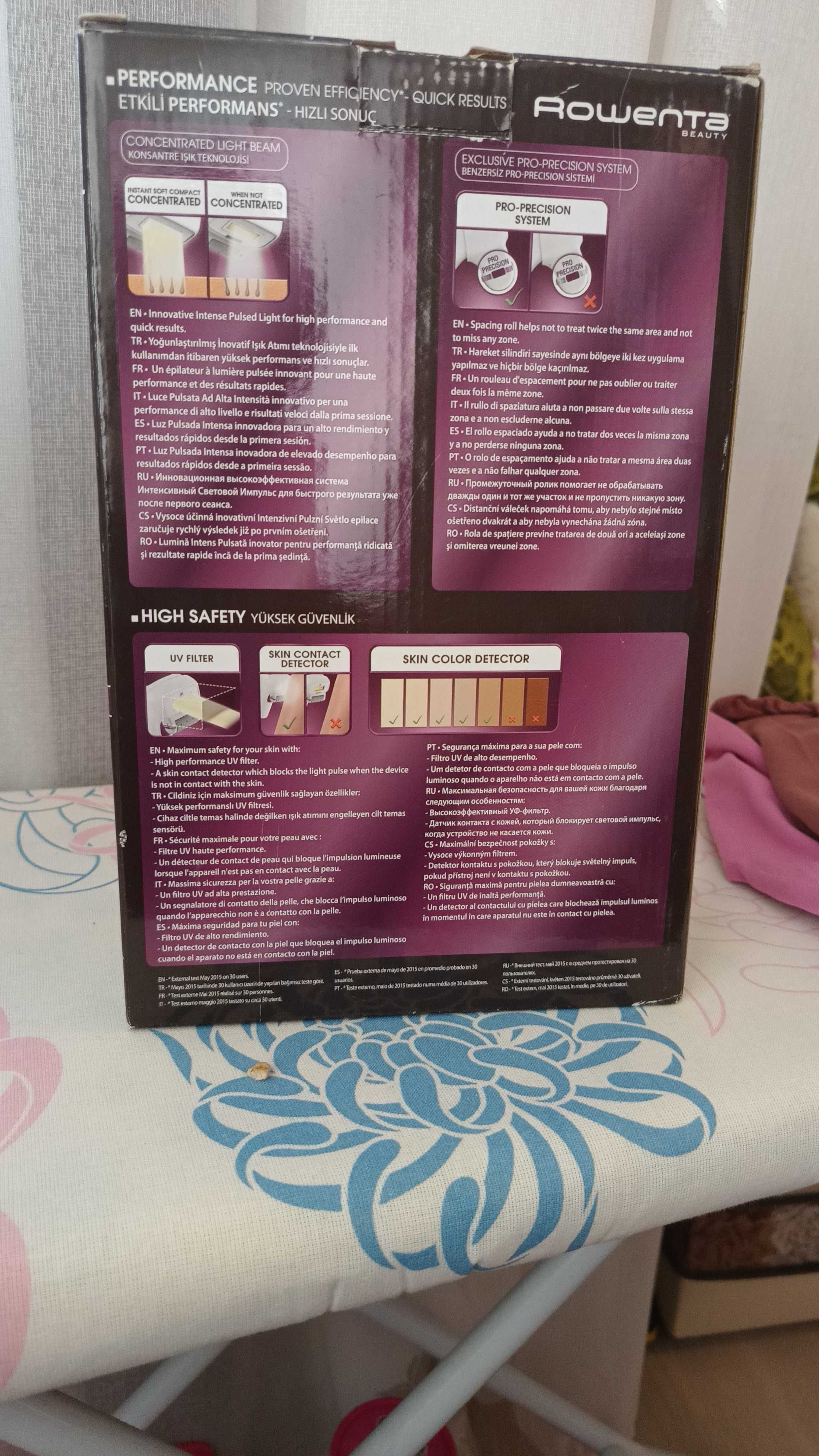 Epilator cu laser Rowenta