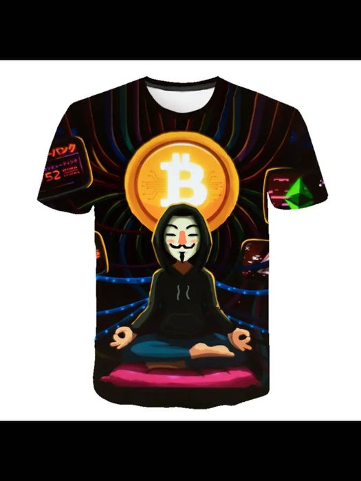 Тениска блуза крипто биткойн bitcoin btc