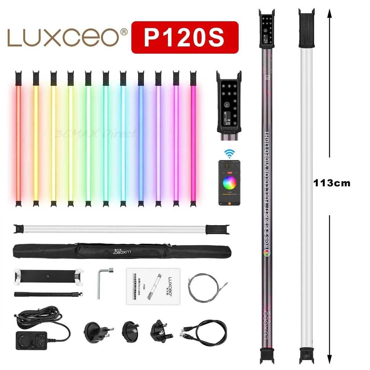 Осветитель светодиодный RGB Luxceo P120S + штатив | NANLITE | GODOX |