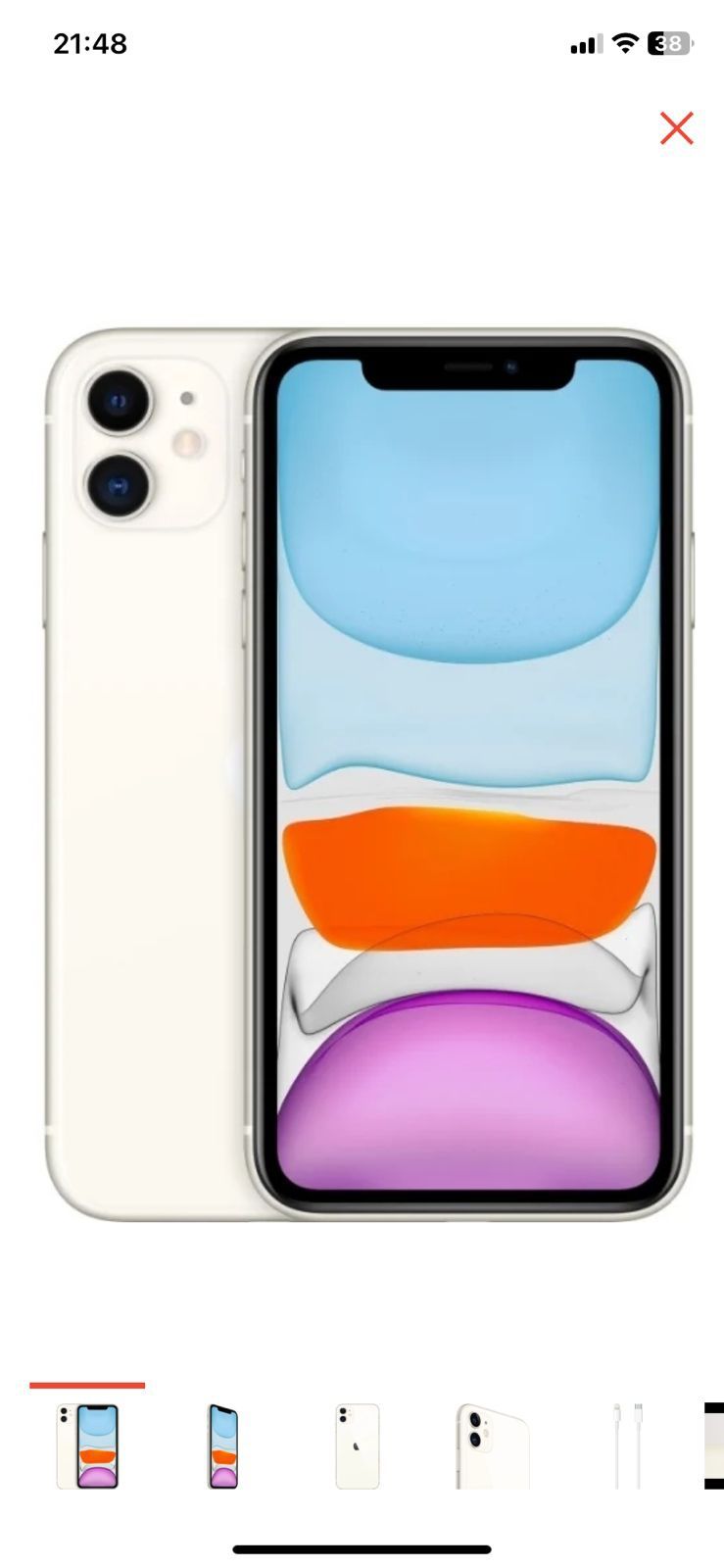 iPhone 11 новый 128гб