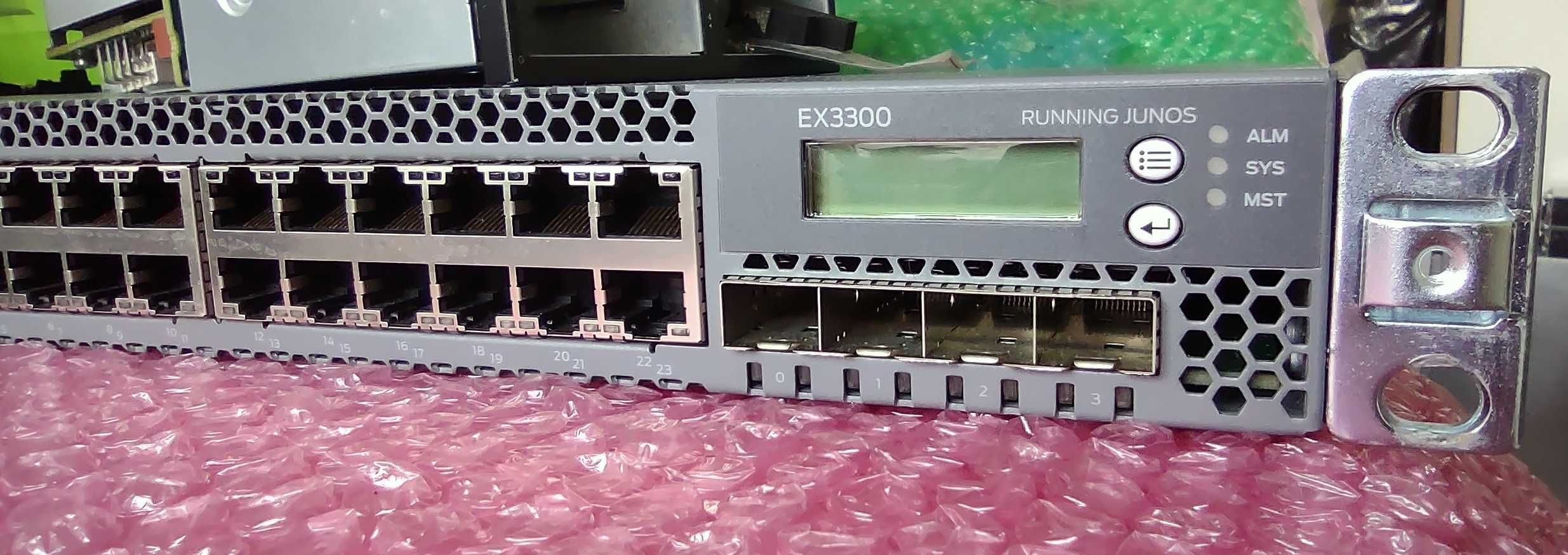 Управляем суич Juniper EX3300-24T с 24*1G RJ45, 4*SFP+ 10G/1G