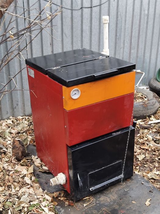 Котёл, печка делительного горения