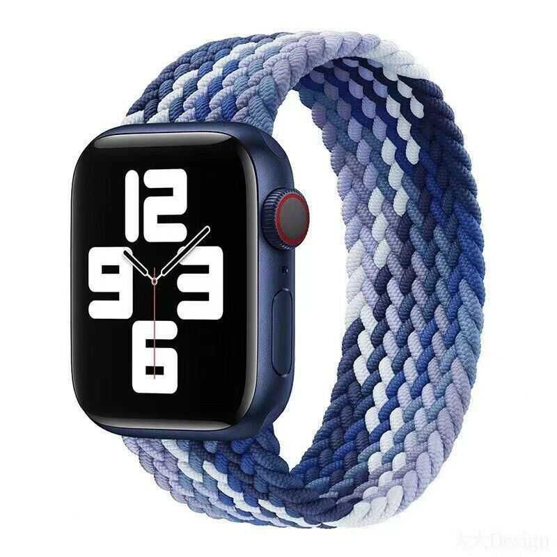 Curea schimb bratara elastica nylon ceas Apple Watch Seria 38 40 mm