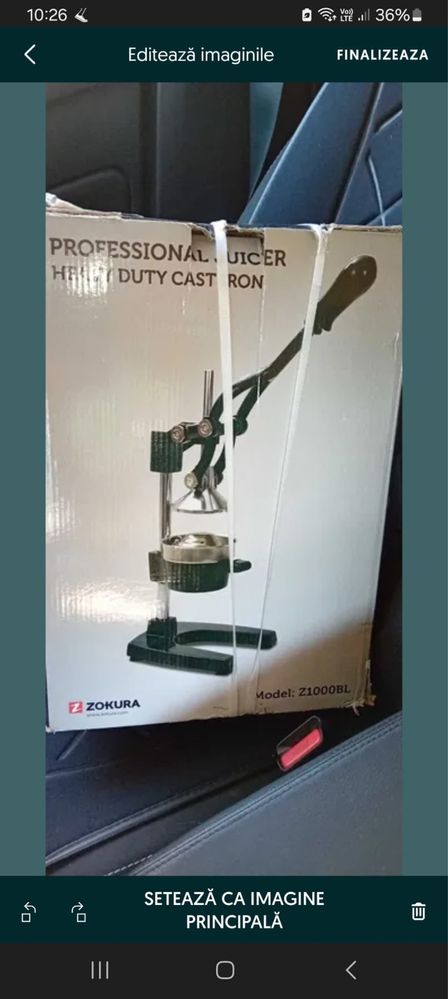 Presa Storcator manual profesional citrice