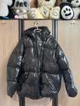 Geacă Calvin Klein Puffer Lucioasă cu glugă