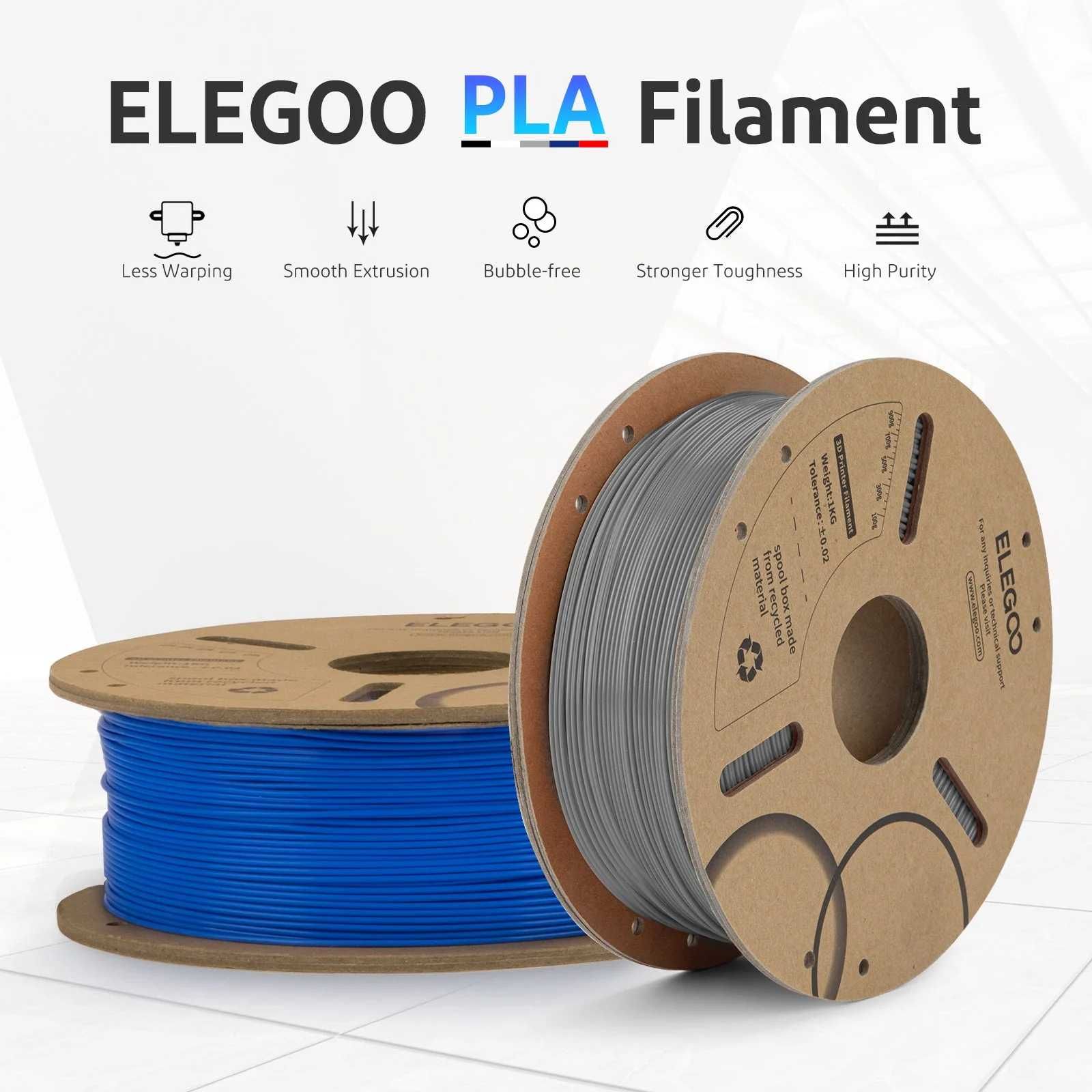 3D Filament/Филамент PLA+ Elegoo