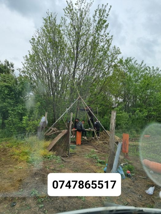 Foraje puturi denisipari prelungiri fantana piloni