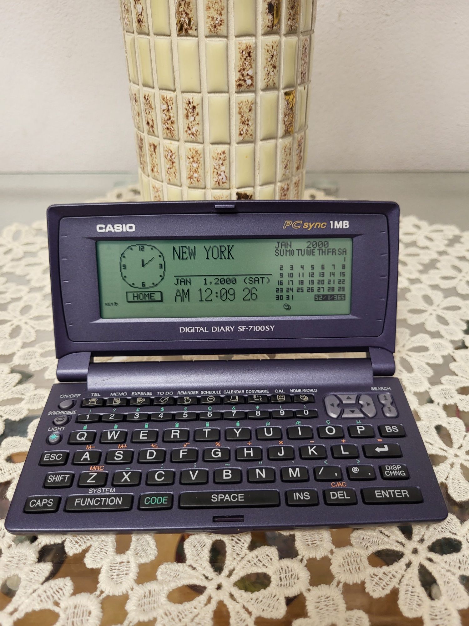 CASIO DIGITAL DIARY SF-7100SY stare foarte bună