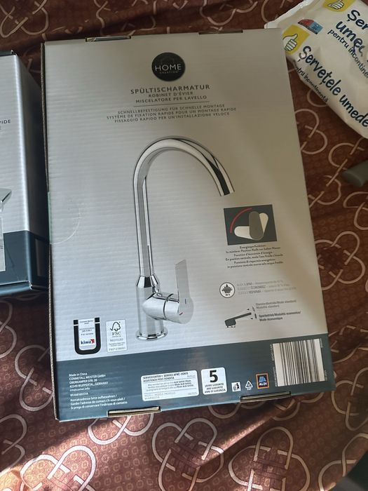 Baterii chiuveta baia bucatarie noi noute sigilate