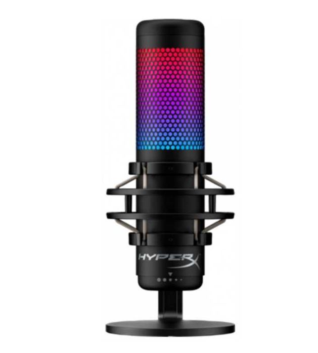 Микрофон HyperX Quadcast s со стойкой