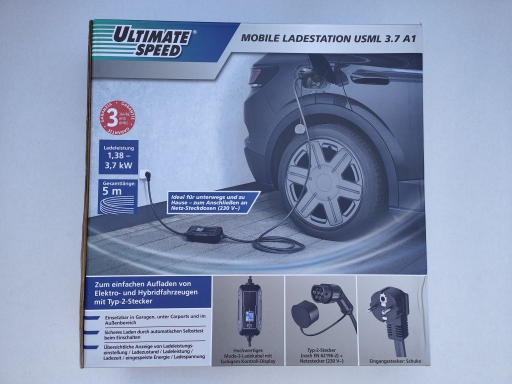 Statie de incarcare mobila ULTIMATE SPEED USML 3.7 A1  incarcator ev