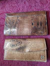 Клъч чанти от естествена змийска кожа Pierre Cardin
