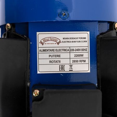Moara desfacat porumb (batoza) dubla 2.2KW, 240kg/ora, Micul Fermier