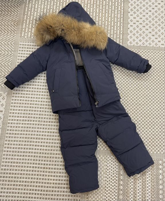 Зимний костюм-двойка, комбинезон