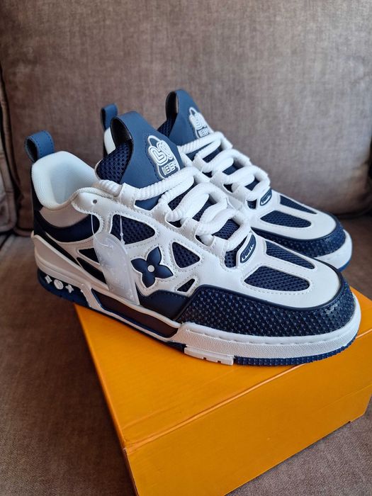 Papuci Louis Vuitton Skate 43, albaștrii - Cadoul Ideal, Urgent