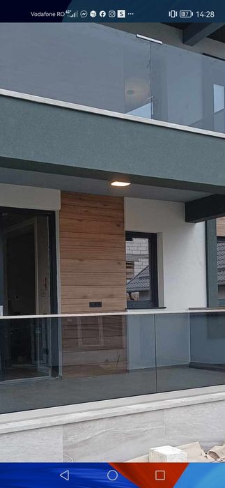 Balustrade din sticla si inox