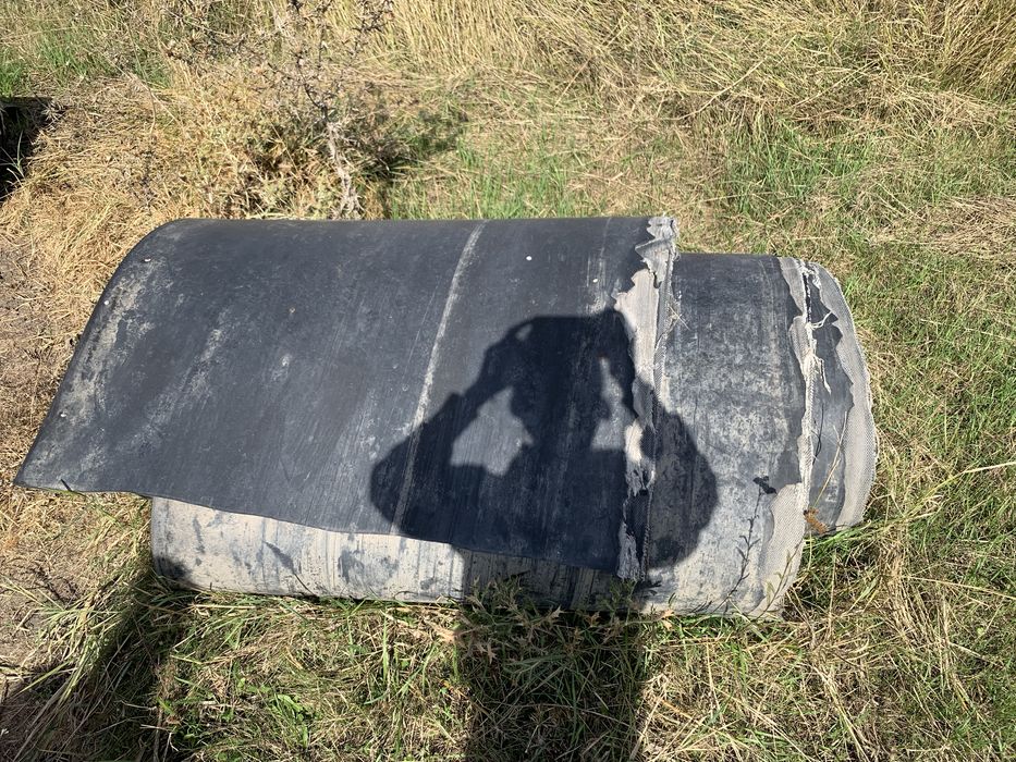 Vand banda de cauciuc uzata