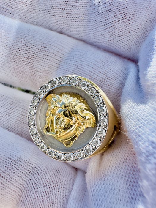 Ghiul Versace Aur masiv 18k Diamante naturale model deosebit