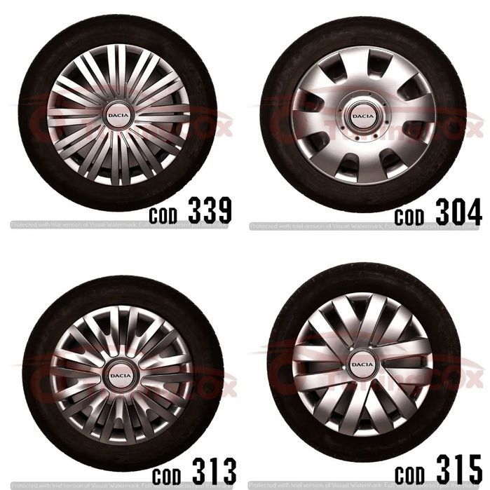 capace roti r15 dacia la set de 4 buc,capace janata aliaj