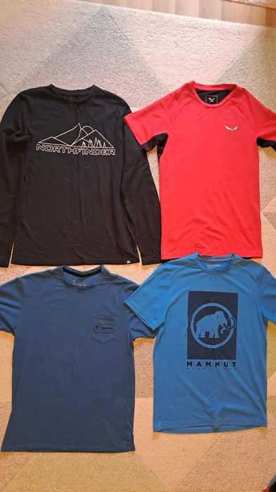 Lot 4 tricouri mamut, salewa, black daimond si northfinder marimea S