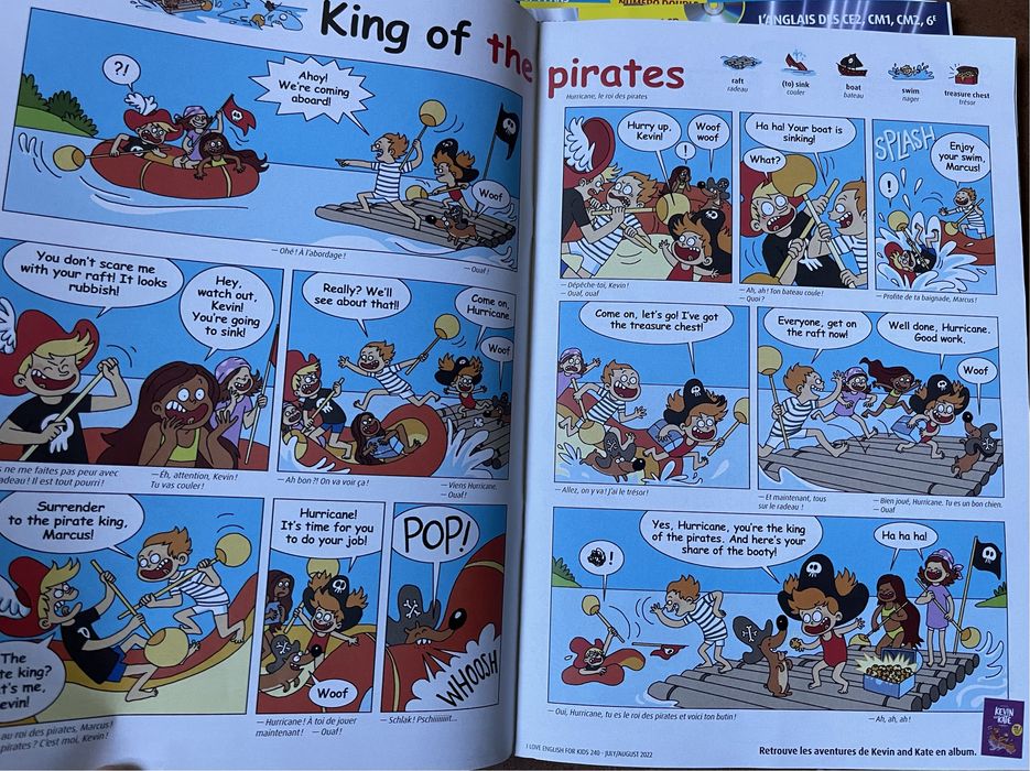 Revista bilingva franceza-engleza “I love English for Kids”