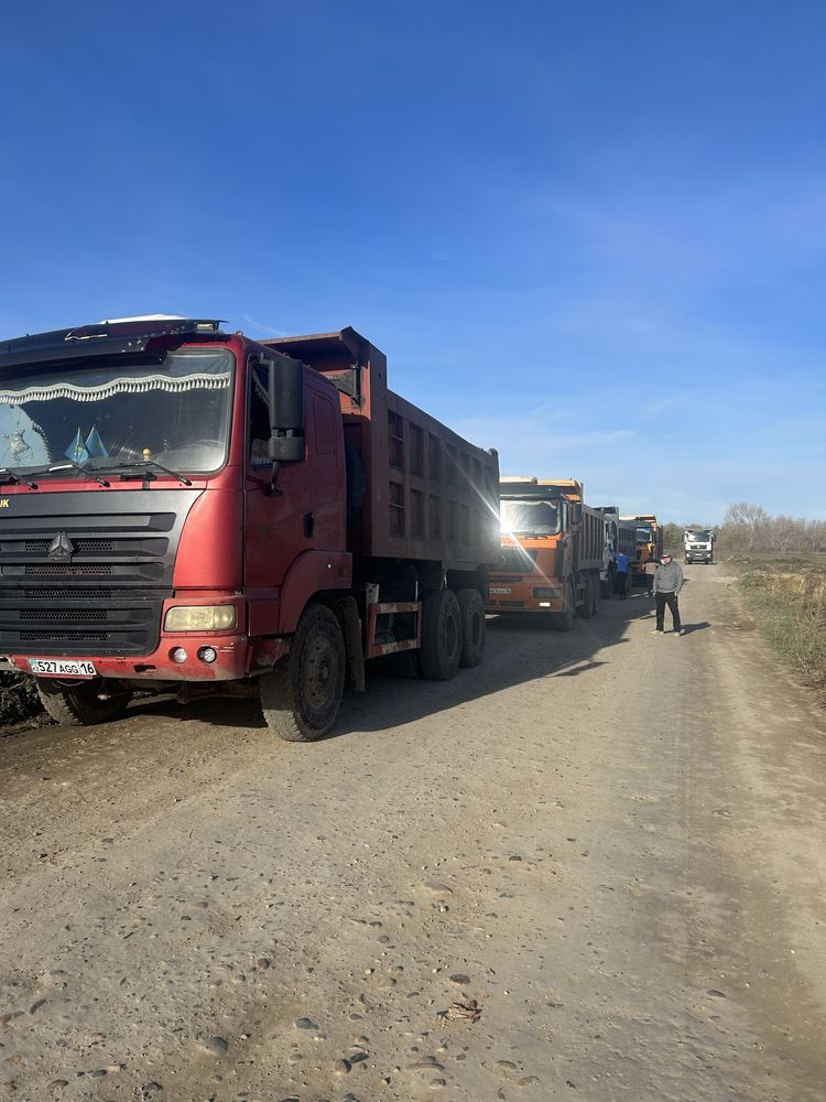 Доставка шебен,грави,песок,пгс вывыз мусора услуги Самасвала 25 т