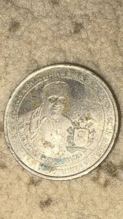 Monedă Papa Francisc