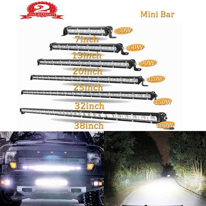 Proiectoare led, led bar slim dim 34-97 cm TRANSPORT 0