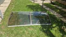 Copertina policarbonat solid 3 mm fumuriu: 2 x 1 m