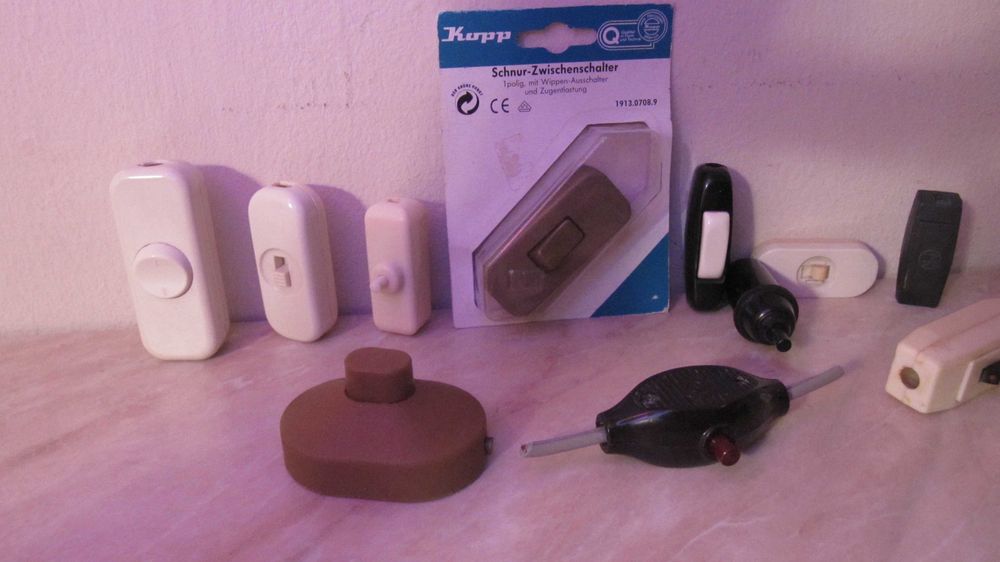 Електрически ключ, мързелив ключ. Прекъсвачи/калпазански ключета