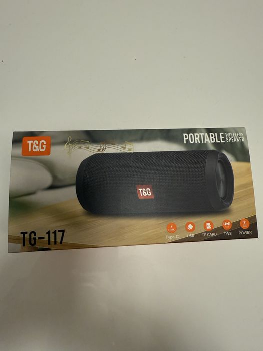 Boxa portabila T&G TG117 neagră