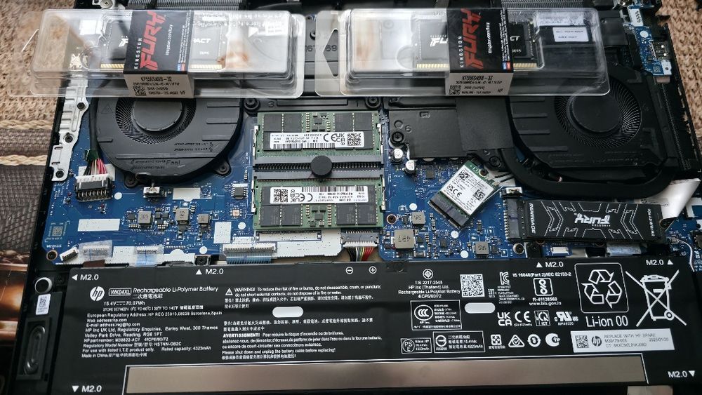 Rami Laptop Gaiming HP OMEN DDR5 32Gb 5600mhz Dual Chanel